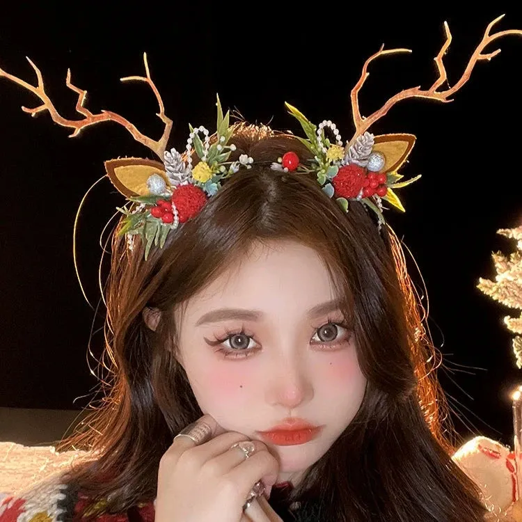 Glowing Antler Christmas Headbands