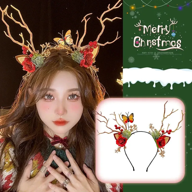Glowing Antler Christmas Headbands