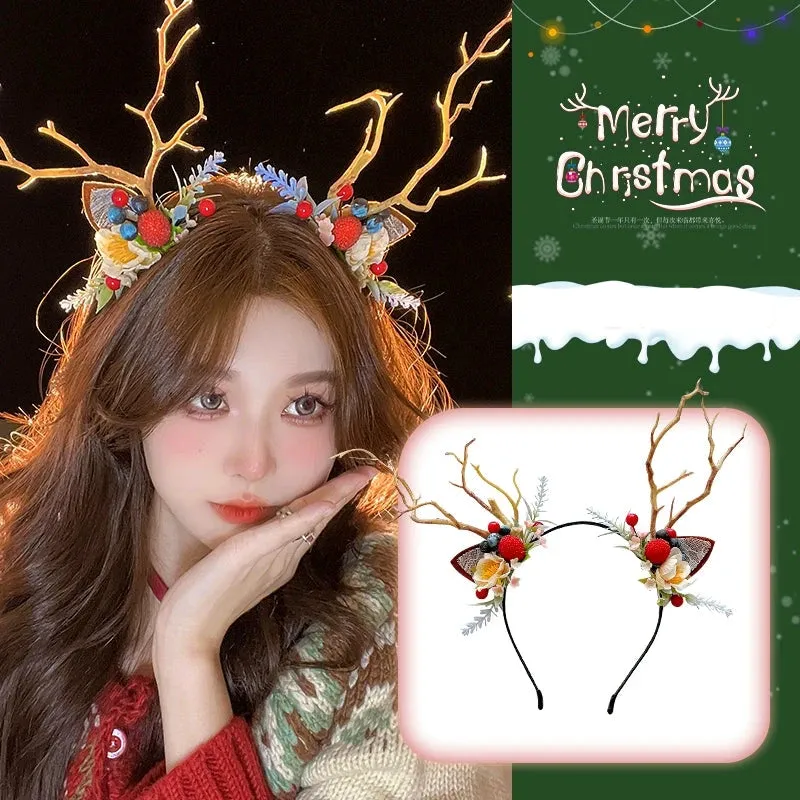 Glowing Antler Christmas Headbands