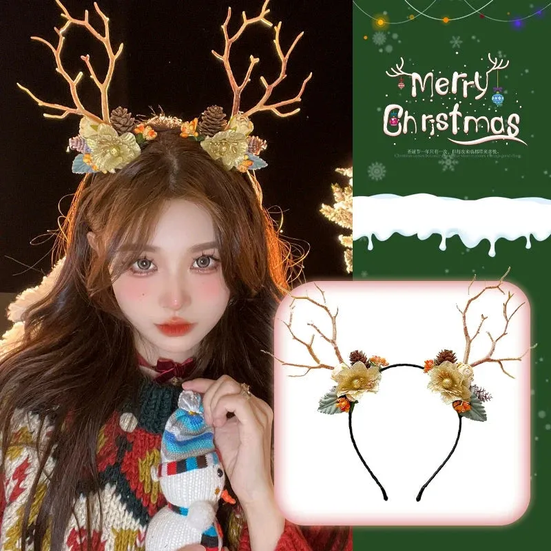 Glowing Antler Christmas Headbands