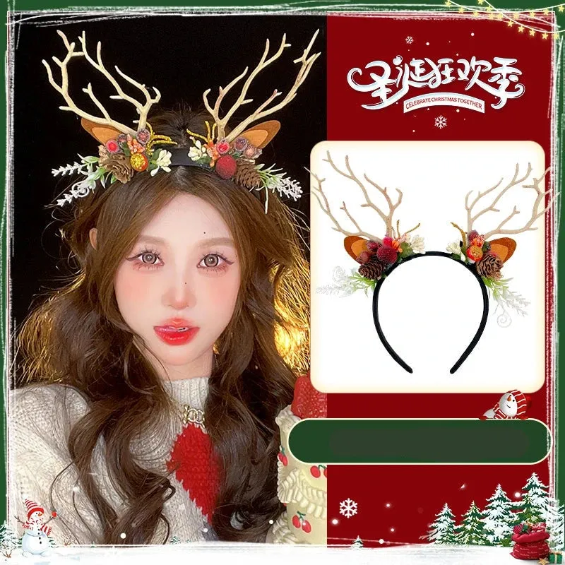 Glowing Antler Christmas Headbands