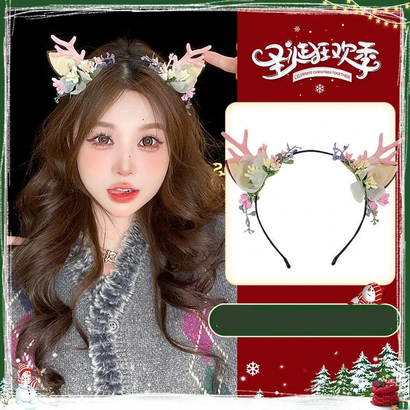 Glowing Antler Christmas Headbands