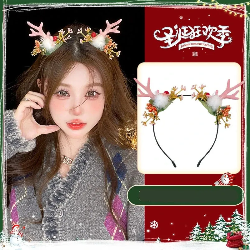 Glowing Antler Christmas Headbands