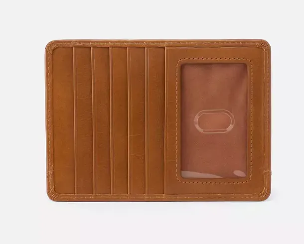 Hobo Leather Euro Slide Credit Card Wallet Various Colors
