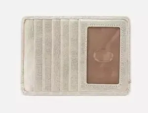 Hobo Leather Euro Slide Credit Card Wallet Various Colors