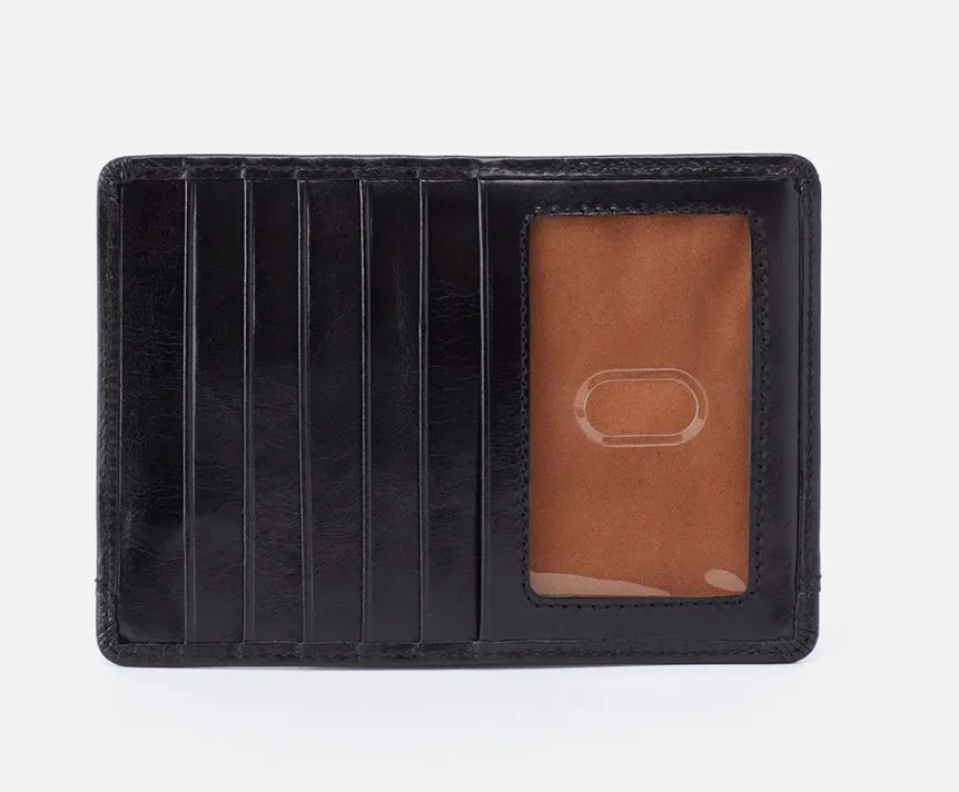Hobo Leather Euro Slide Credit Card Wallet Various Colors