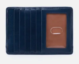 Hobo Leather Euro Slide Credit Card Wallet Various Colors