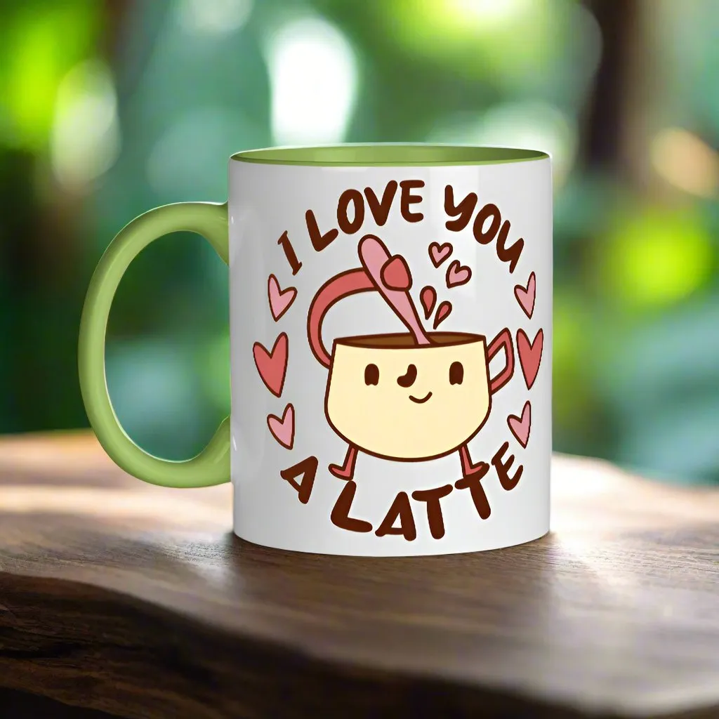 I Love You A Latte Mug