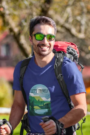 Let'S Travel Printed T-shirt for men