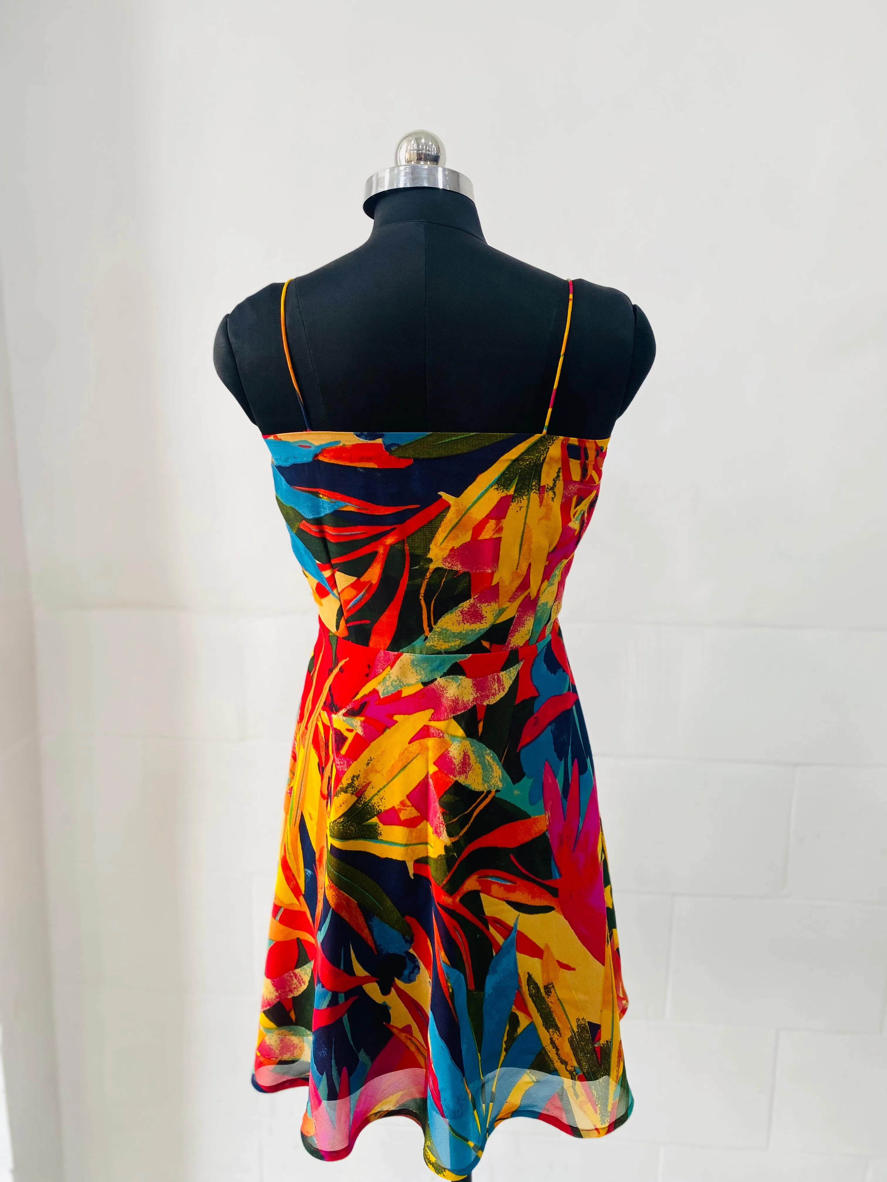 Tropical Sunset Swing Dress