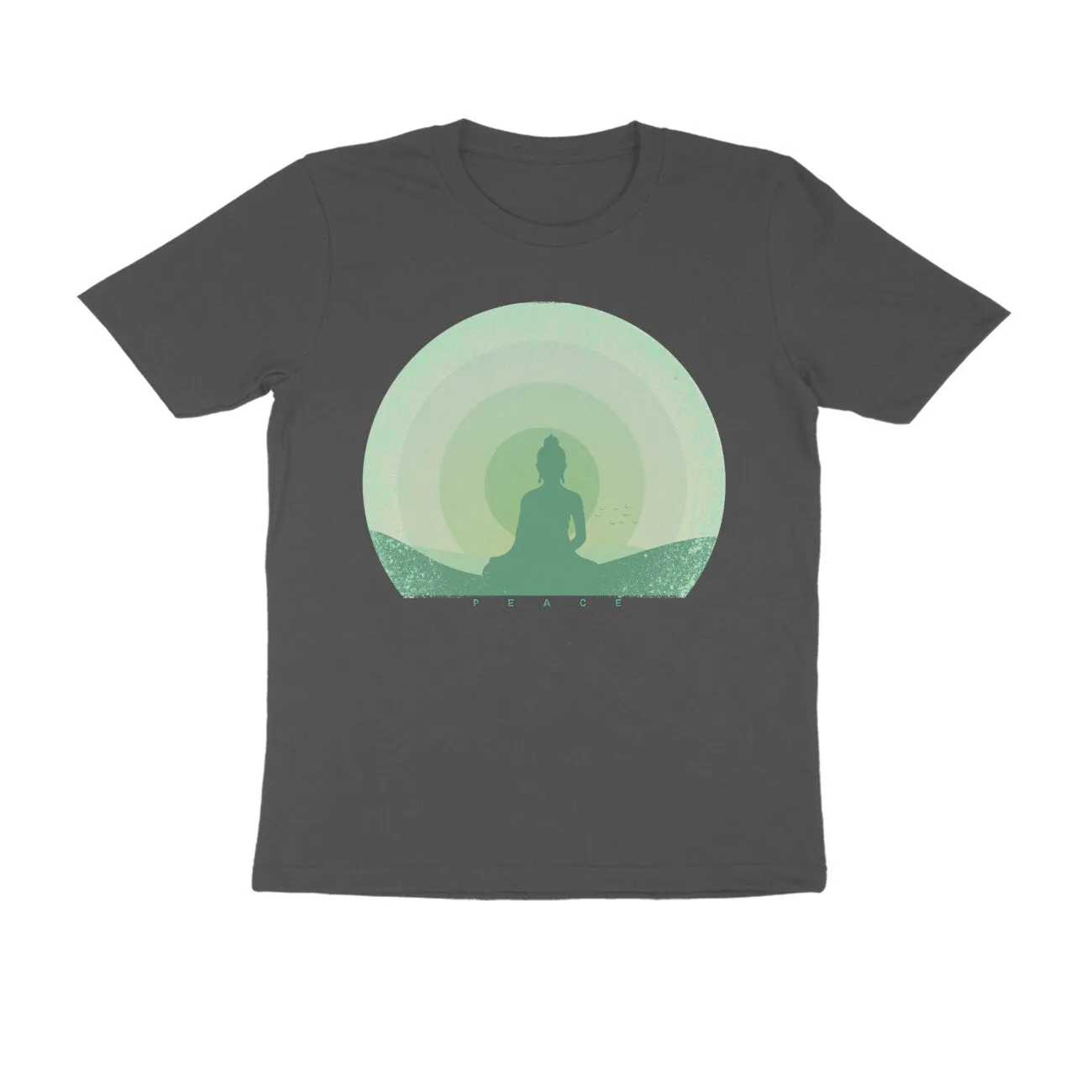 Unisex Round Neck Half Sleeve - Buddha Zenstyle T-shirt