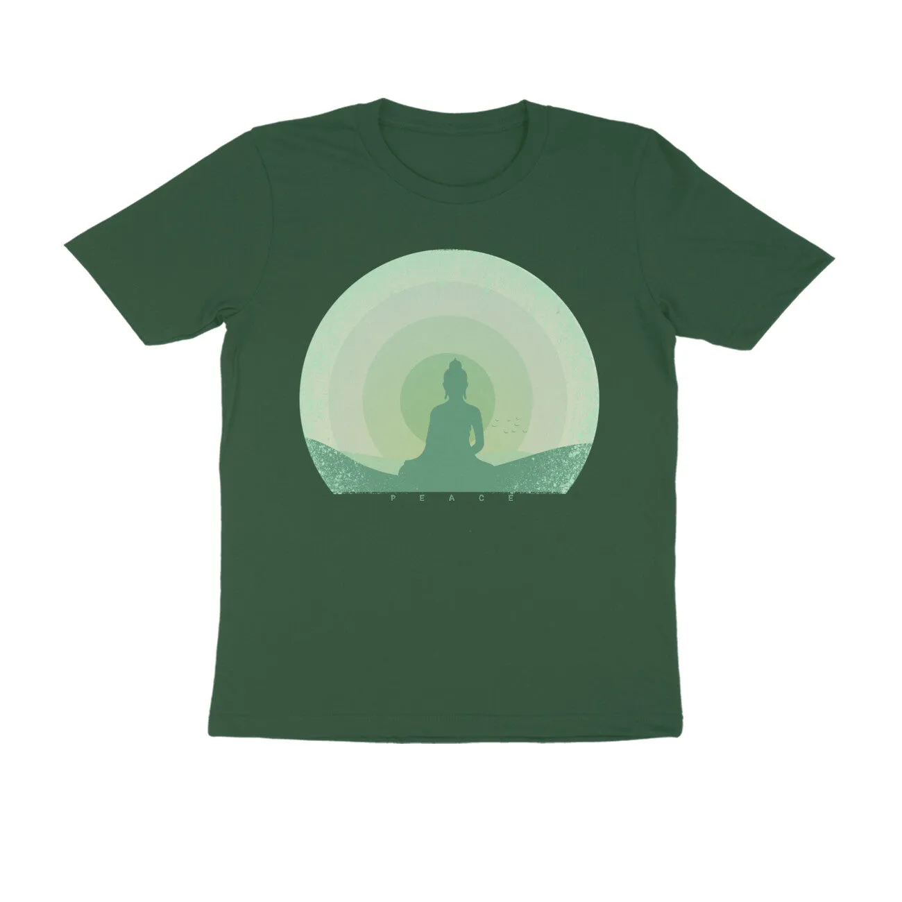 Unisex Round Neck Half Sleeve - Buddha Zenstyle T-shirt