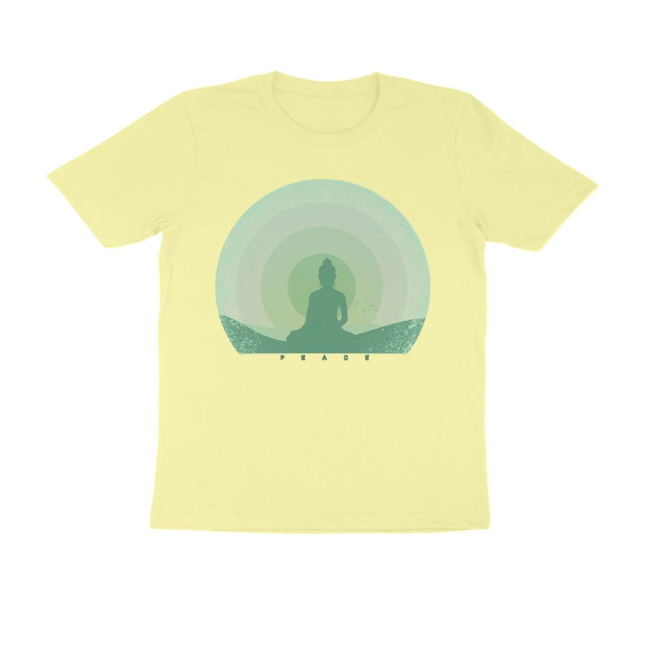 Unisex Round Neck Half Sleeve - Buddha Zenstyle T-shirt