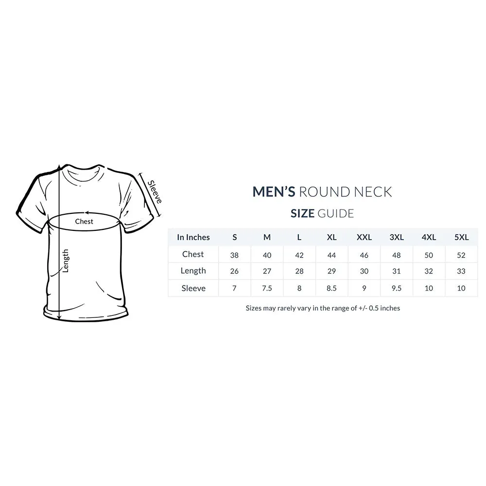 Unisex Round Neck Half Sleeve - Har Har Mahadev T-shirt