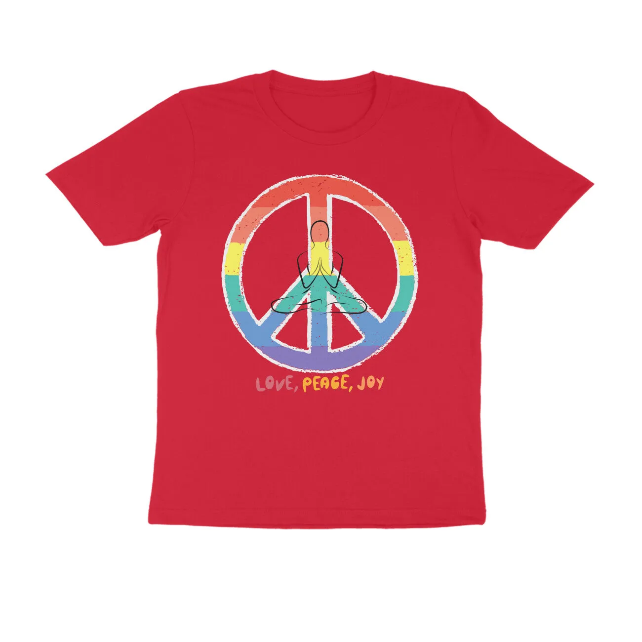 Unisex Round Neck Half Sleeve - Inner Peace T-shirt