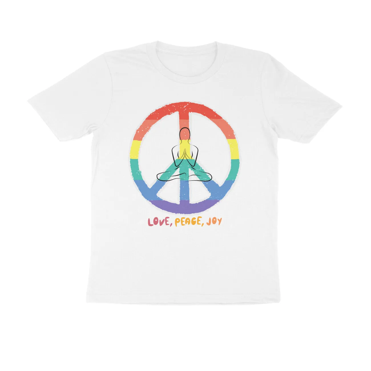 Unisex Round Neck Half Sleeve - Inner Peace T-shirt