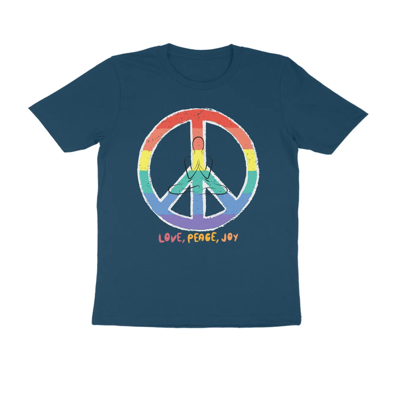 Unisex Round Neck Half Sleeve - Inner Peace T-shirt