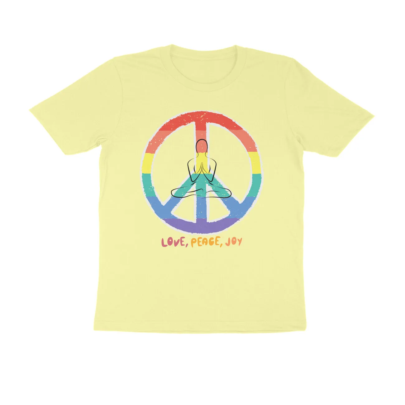 Unisex Round Neck Half Sleeve - Inner Peace T-shirt