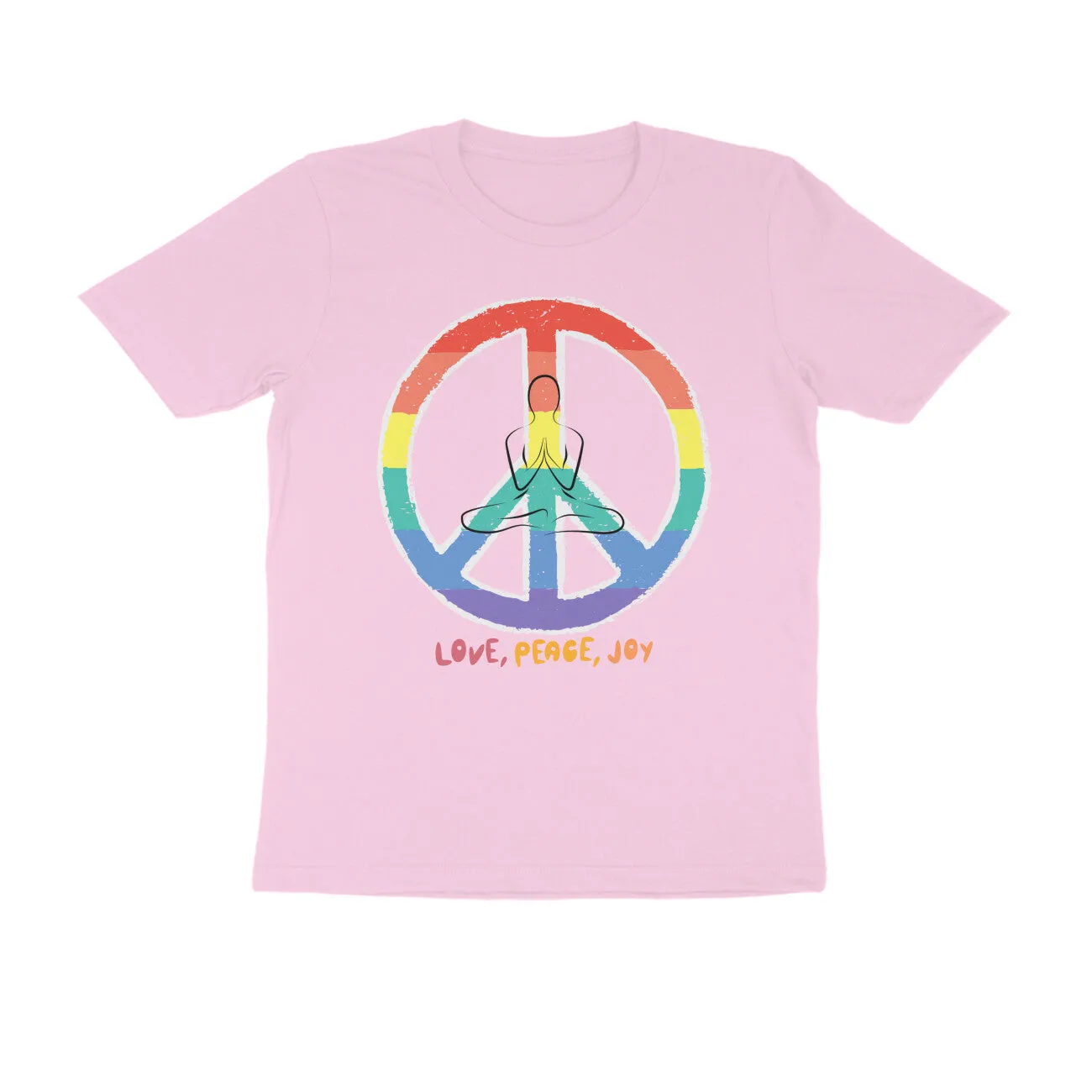 Unisex Round Neck Half Sleeve - Inner Peace T-shirt