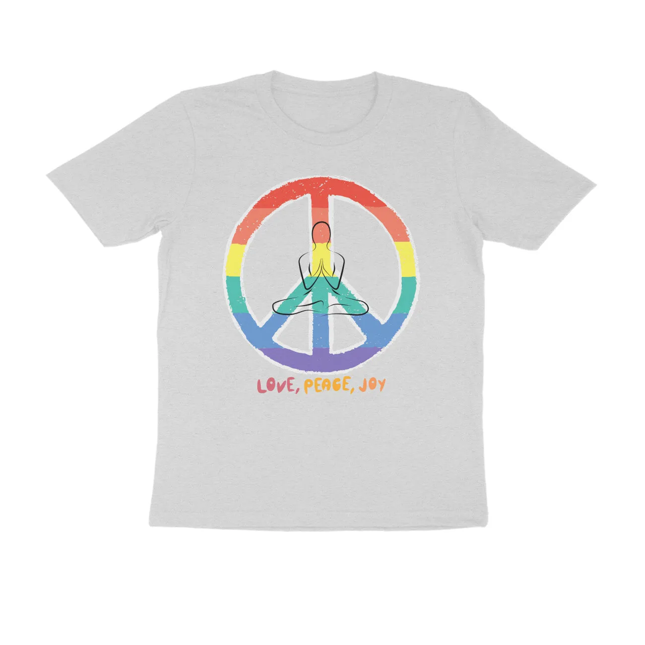 Unisex Round Neck Half Sleeve - Inner Peace T-shirt