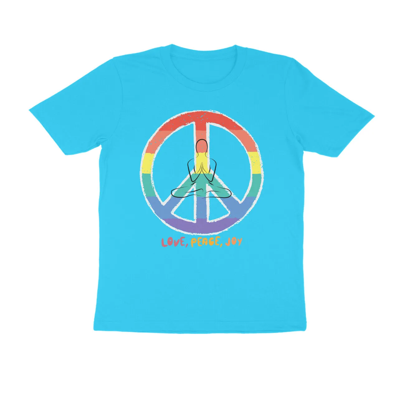 Unisex Round Neck Half Sleeve - Inner Peace T-shirt