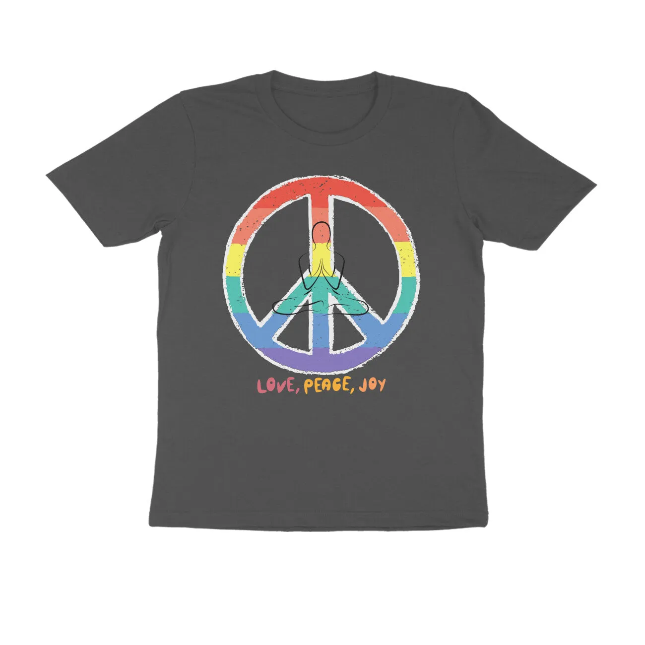 Unisex Round Neck Half Sleeve - Inner Peace T-shirt