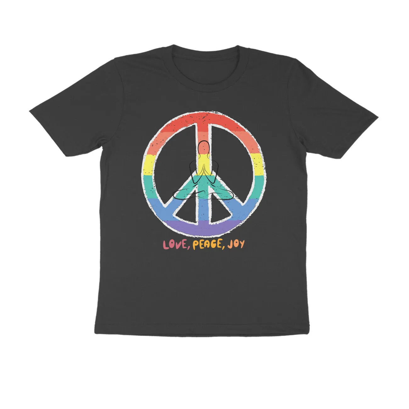 Unisex Round Neck Half Sleeve - Inner Peace T-shirt