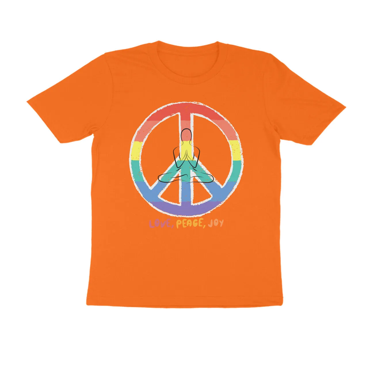 Unisex Round Neck Half Sleeve - Inner Peace T-shirt