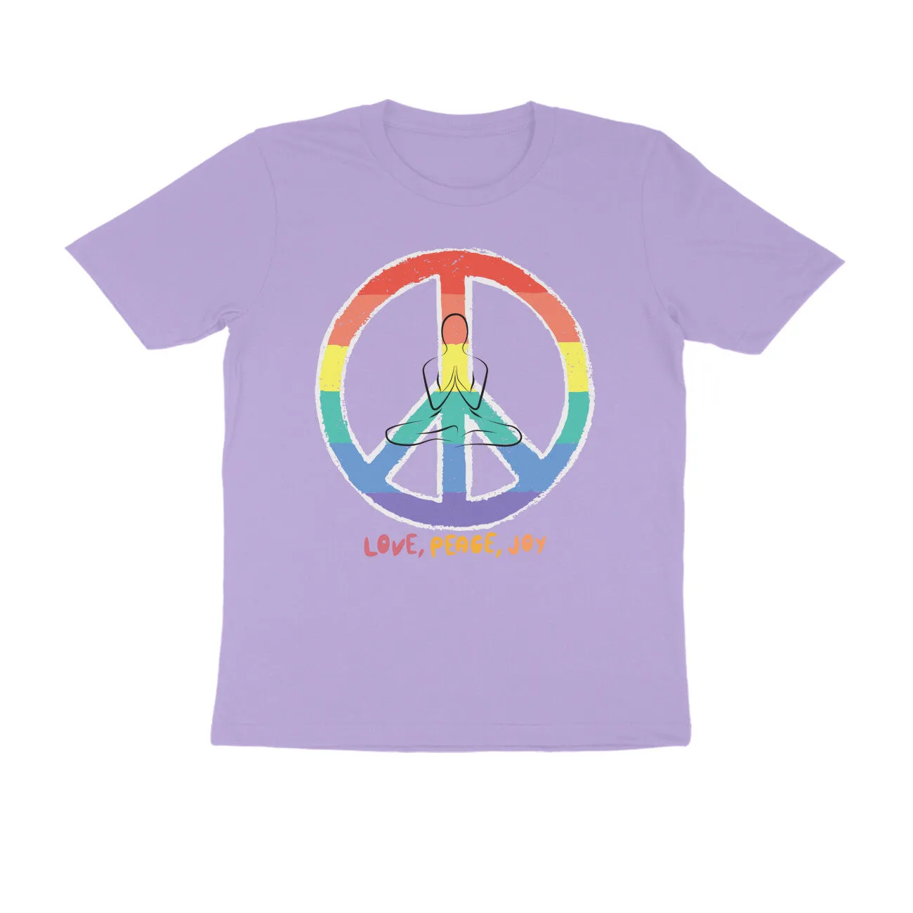 Unisex Round Neck Half Sleeve - Inner Peace T-shirt