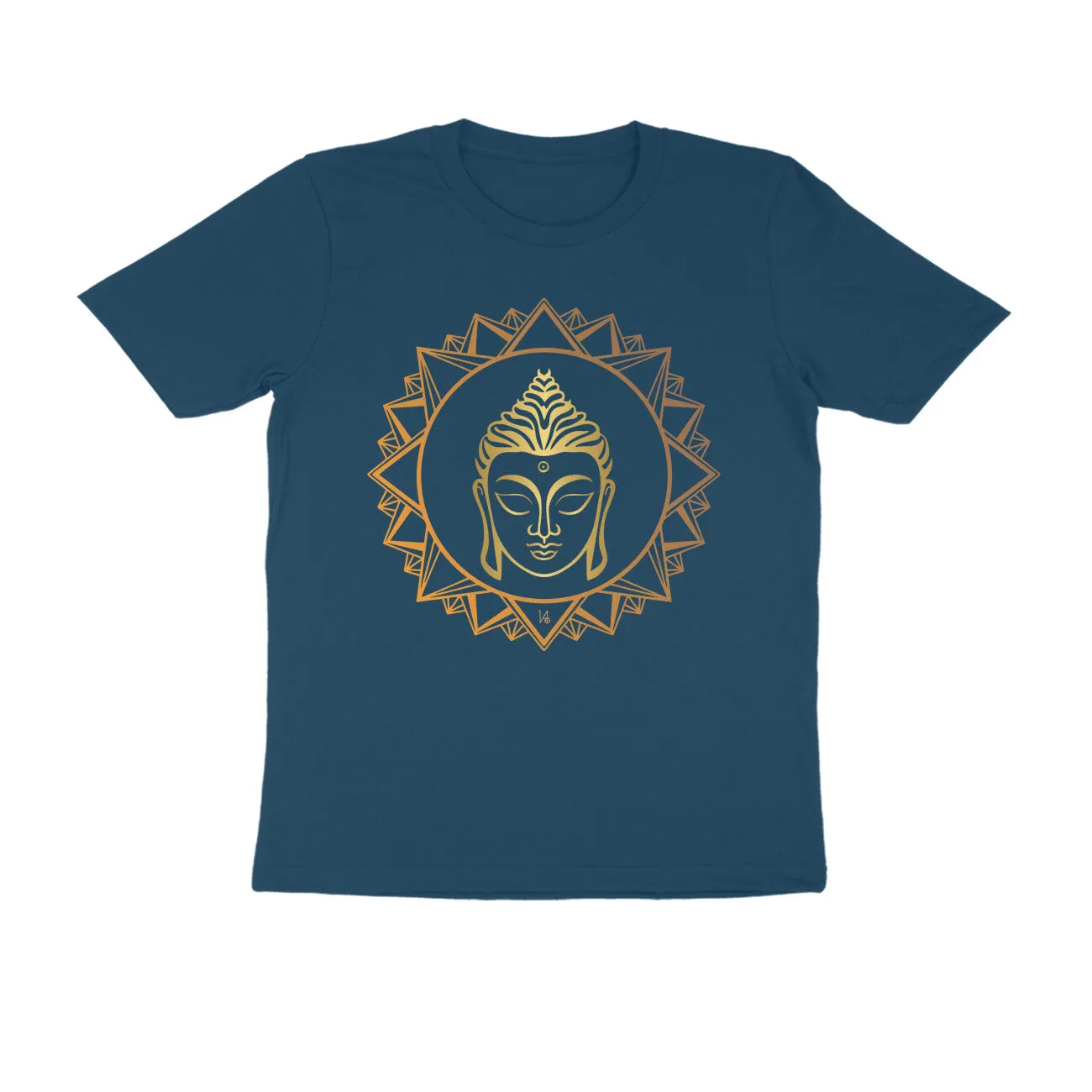 Unisex Round Neck Half Sleeve - Radiant Buddha T-shirt