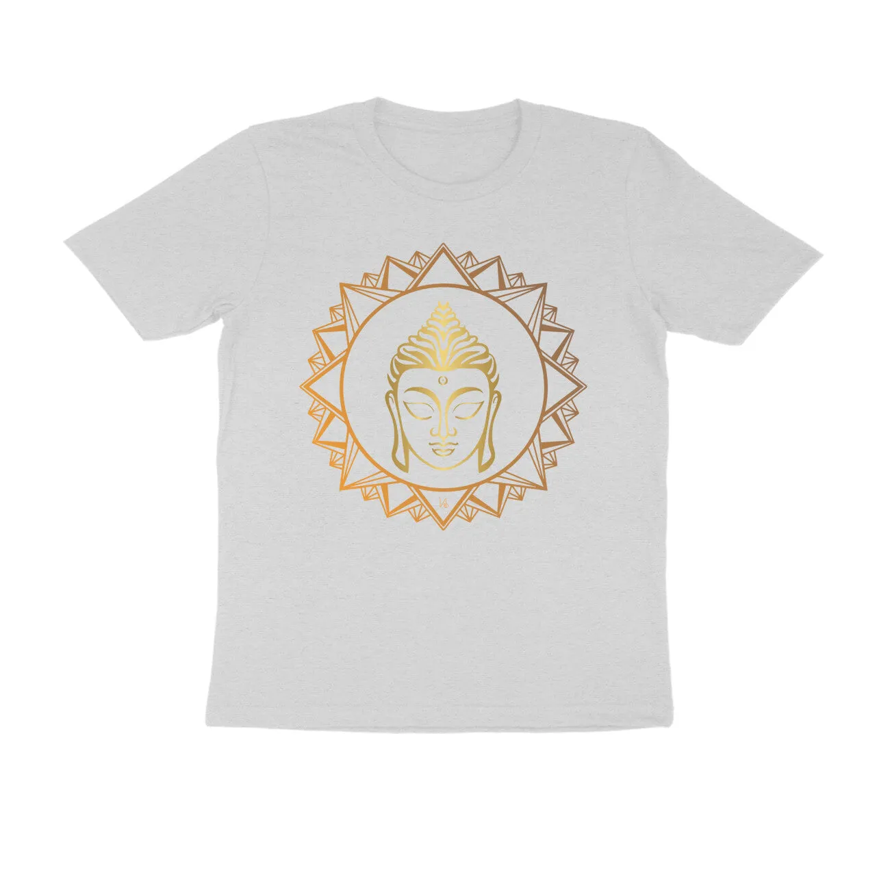 Unisex Round Neck Half Sleeve - Radiant Buddha T-shirt