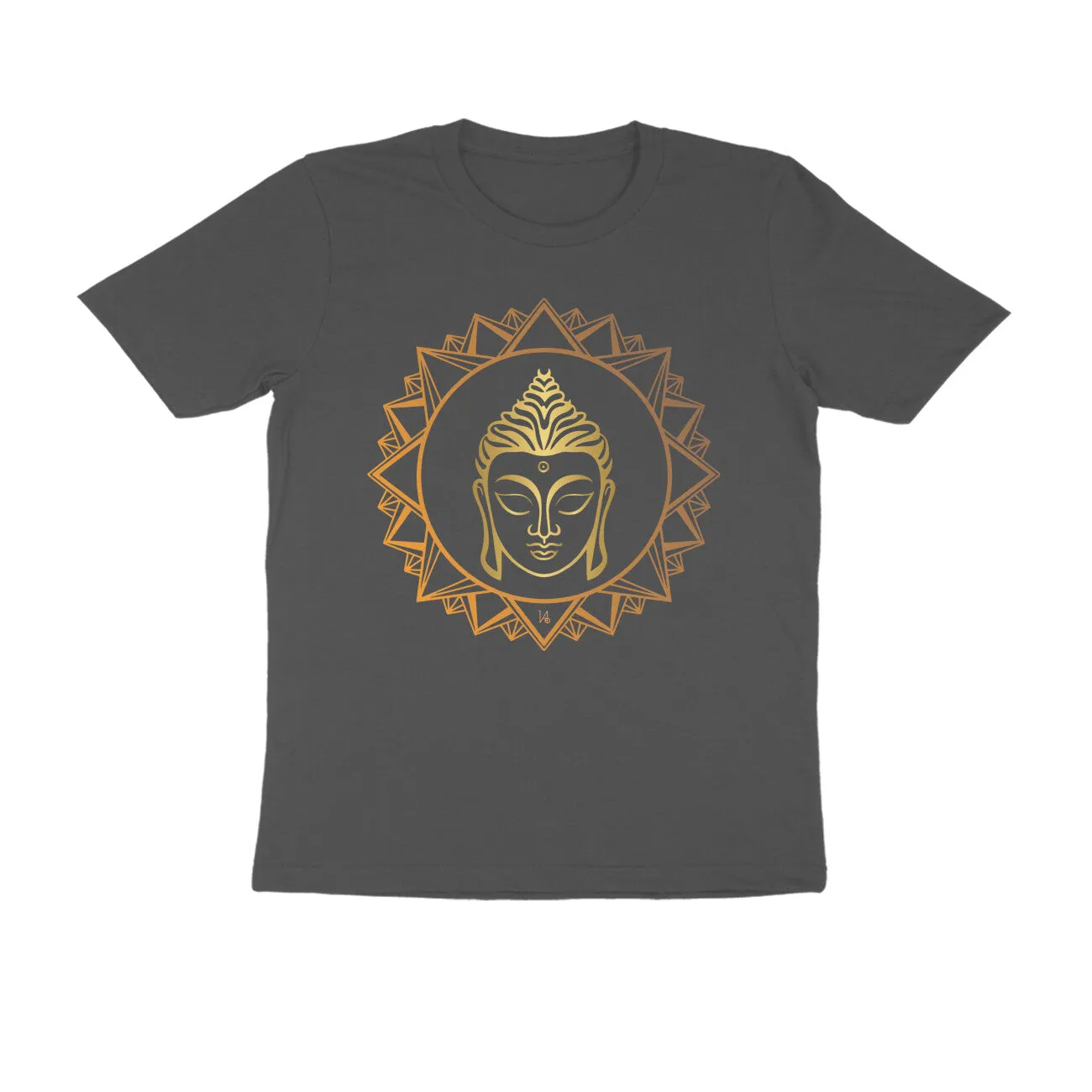 Unisex Round Neck Half Sleeve - Radiant Buddha T-shirt