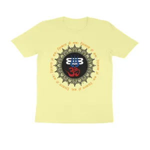 Unisex Round Neck Half Sleeve - Shiva Devotee T-shirt