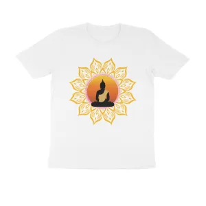 Unisex Round Neck Half Sleeve - Spiritual Aura T-shirt