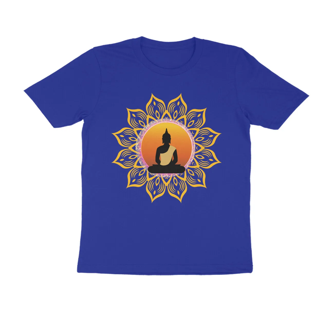 Unisex Round Neck Half Sleeve - Spiritual Aura T-shirt