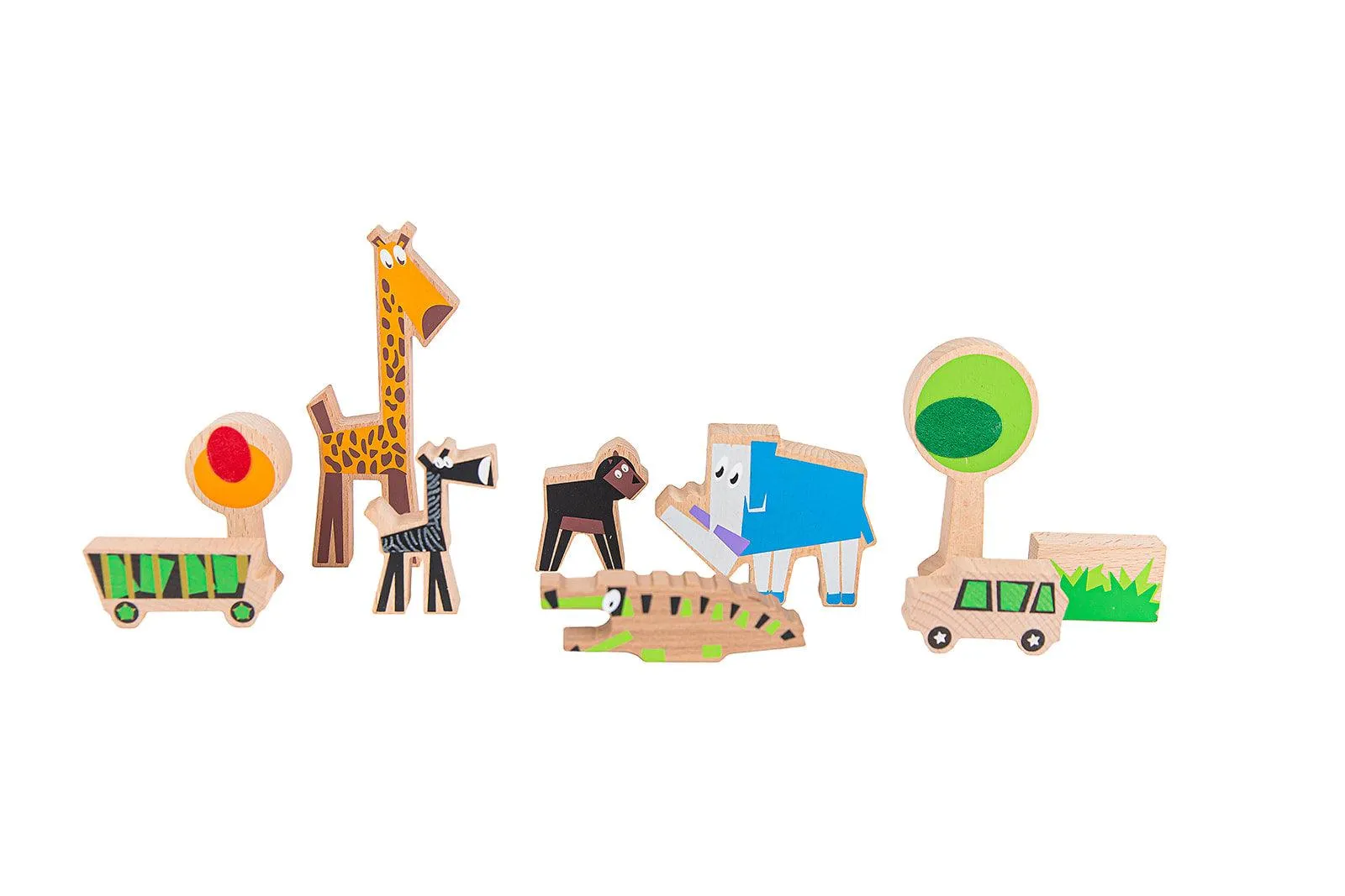 Wanderlust Safari Themed Blocks - Eco-Friendly Adventure Playset