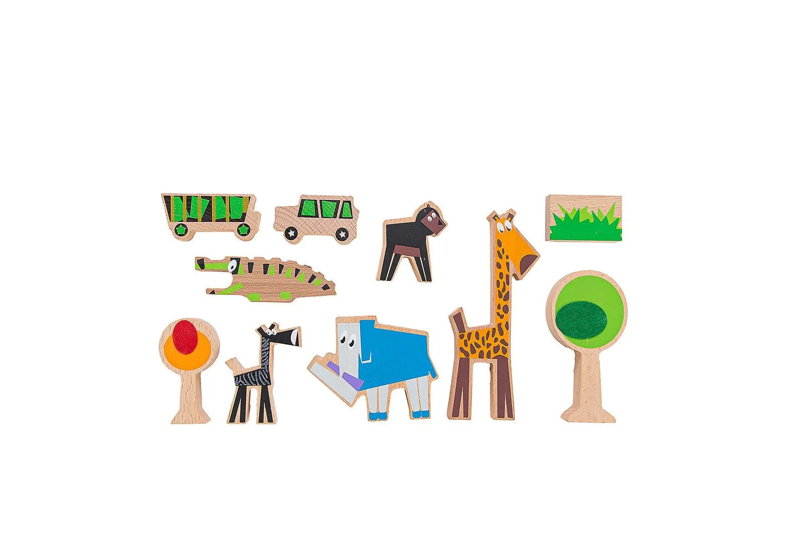 Wanderlust Safari Themed Blocks - Eco-Friendly Adventure Playset
