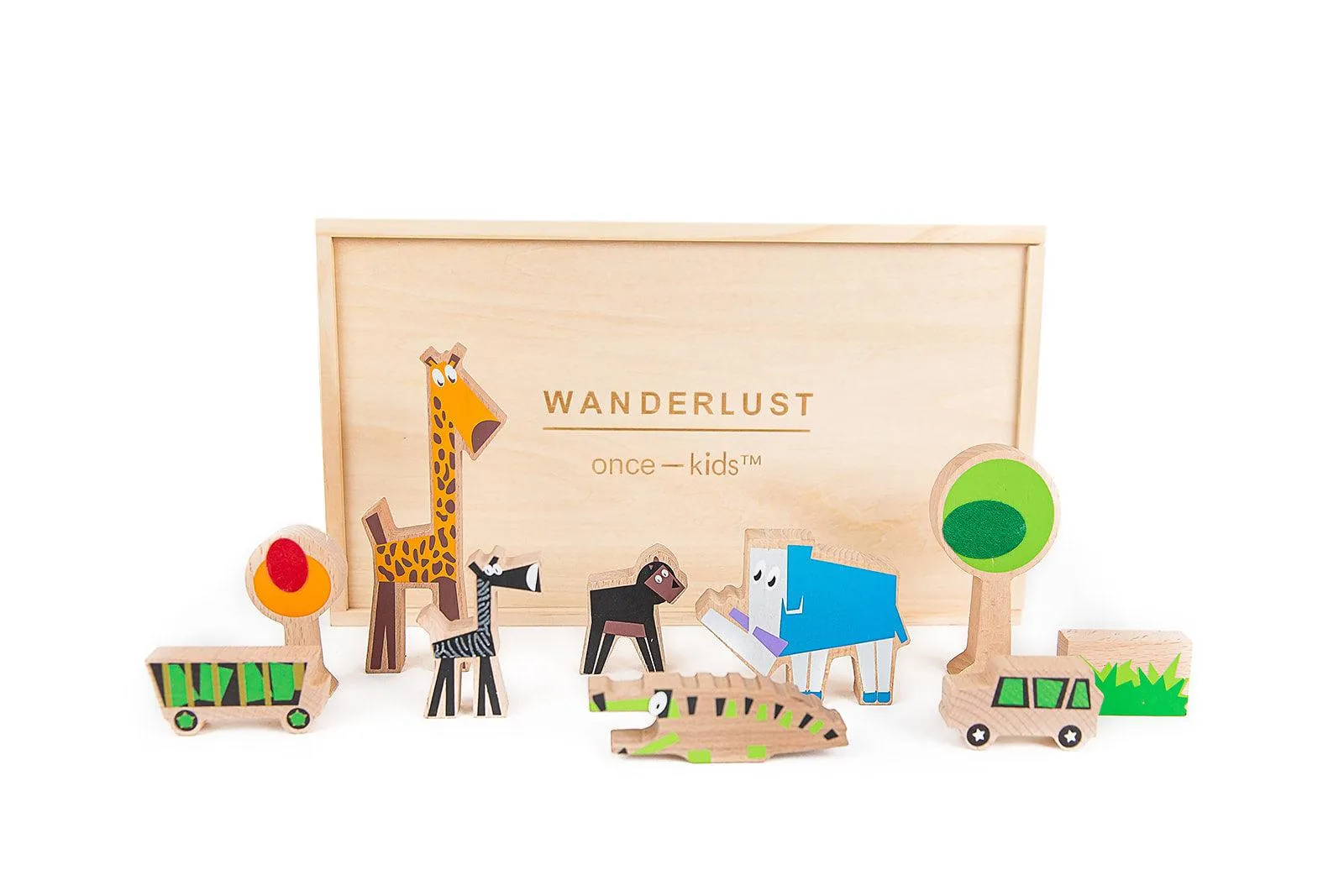 Wanderlust Safari Themed Blocks - Eco-Friendly Adventure Playset